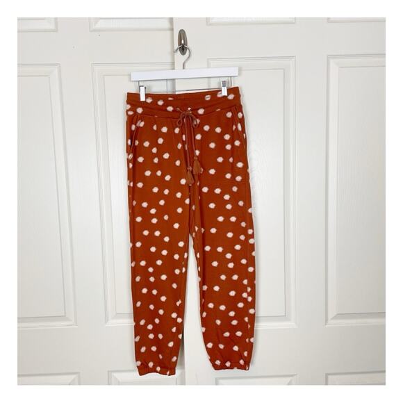 Anthropologie x Daily Practice Dot Motif French Terry Jogger Pants - Picture 3 of 10